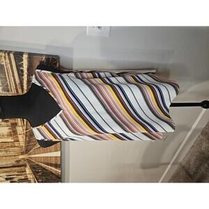 APT. 9 Striped V-Neck Tank Top #121